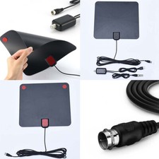 US 1 Pcs TV Antenna Newest 4k 1080p HDTV Indoor Digital Amplified Up 3600Miles