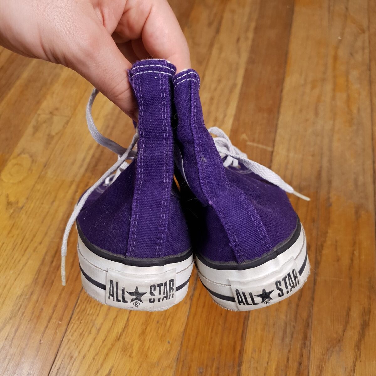 Vintage Converse All Star Chuck Taylor Shoes PURPLE Hi Top Vintage Converse All Star Chuck Taylor Shoes PURPLE Hi Top