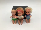 3 Vintage Sunshine Family Baby Sweets 3" Doll Lot Strawberry Blonde Freckles