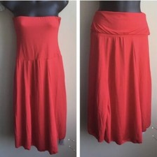 New Red Skirt / Dress Sz M Nwot strapless 