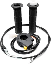 Mini Dirt Bike Twist Throttle Accelerator Handle Grips and 50" Cable Assembly W