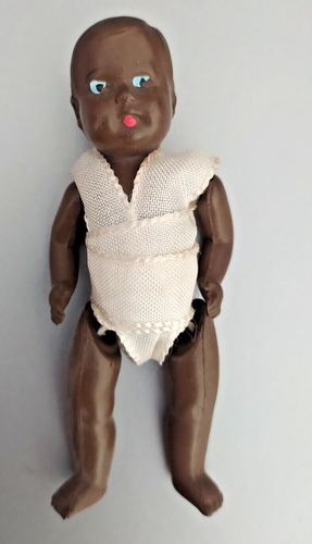 ANCIEN POUPON EN Celluloïd avec ses habites d'origine c.1940 - Poupée