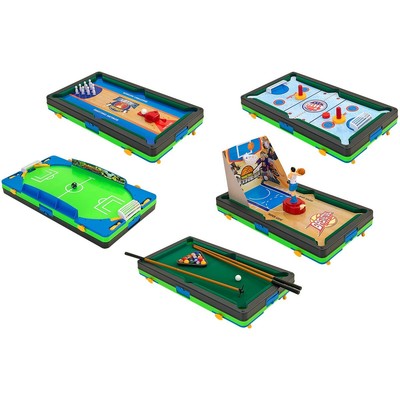 Gioco da tavolo 5in1 basket hockey biliardo snooker pool calcio sport giochi
