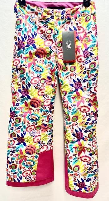 スノーボード mimi Spyder Girls Mimi Snow Ski Snowboard Pant Ditz Marshmallow
