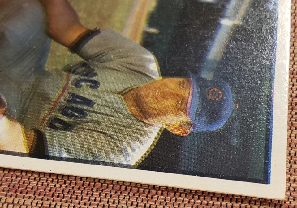 1953 Bowman Color #7 Harry Chiti Chicago Cubs Original Rookie Baseball Card RC - Image 3 of 4