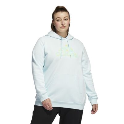 adidas badge of sport pullover fleece hoodie women's