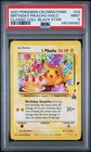 2021 POKEMON CELEBRATIONS CLASSIC COLL #24 BIRTHDAY PIKACHU-HOLO PSA 9