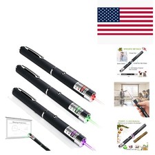 Professional Laser Pointers - 3 Color Set for Teaching, Pets, and Presentations