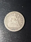 1848  Seated Liberty Dime VG