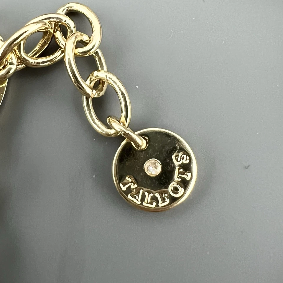 Talbots Beaded Necklace Gold Tone Glass Beads Opera 36” - Image 2 of 4