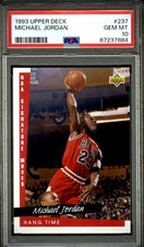 1993 Michael Jordan Upper Deck Hang Time PSA 10 POP 351 Signature Moves UD #237