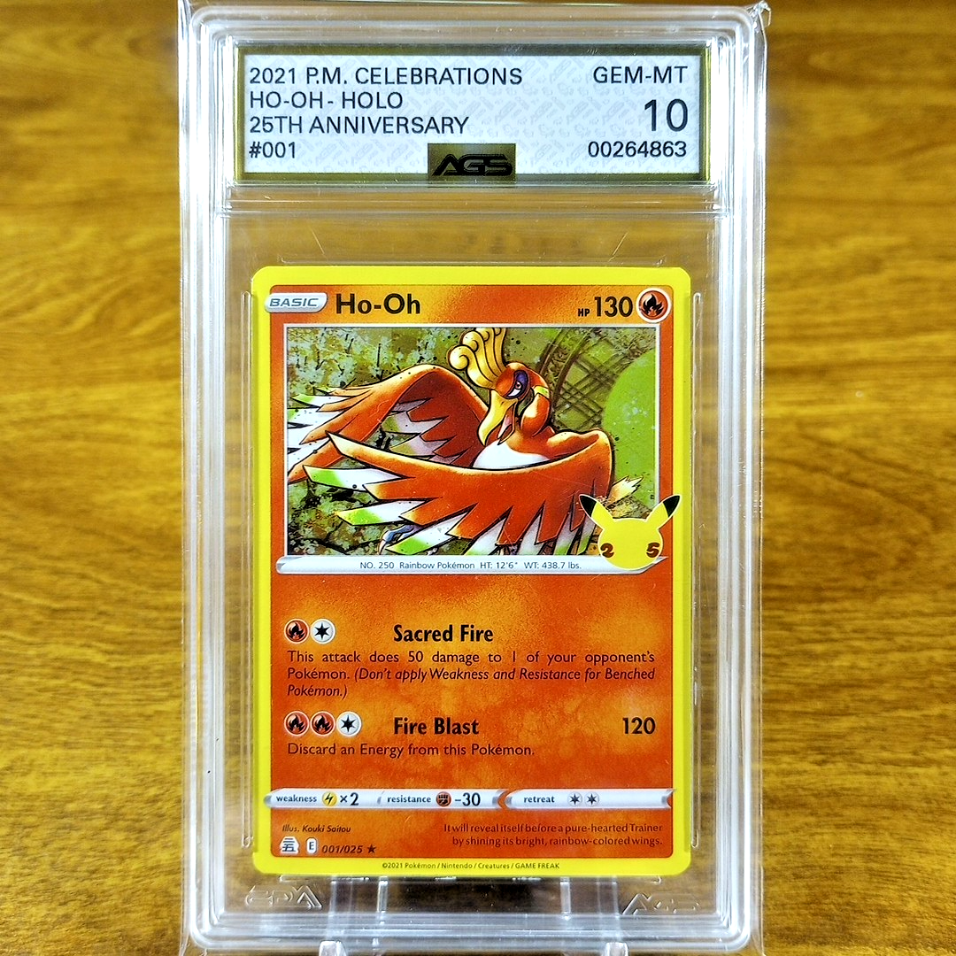 Pokemon Celebrations Classic Collection Ho-Oh 001/025 AGS Gem-MT