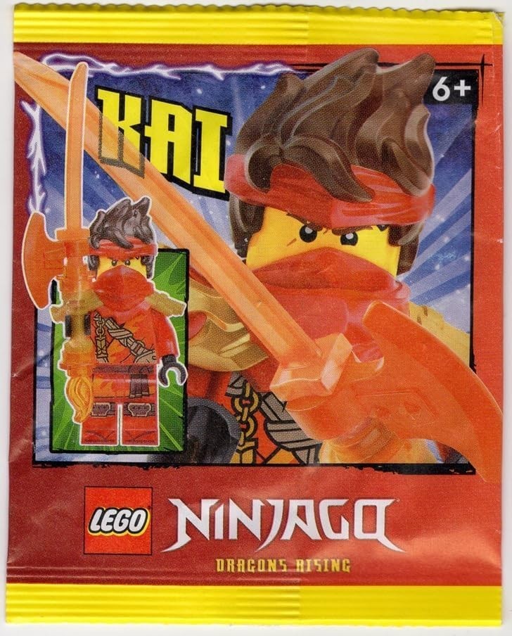 LEGO Ninjago Dragons Rising Season 3: Kai Minifigure with Tunic and Dragon Armor