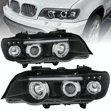 Angel Eyes Scheinwerfer Set in schwarz f�r BMW X5 E53 09.1999-10.2003