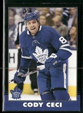 2020-21 O-Pee-Chee Cody Ceci Retro Black /100 #23 Toronto Maple Leafs