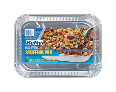 Hefty Z00887 E-Z Foil Disposable Dressing/Stuffing Pan 13x9x2 in. (Pack of 12)