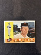 Pack Fresh 1961 Topps NM #268 Al Worthington #2