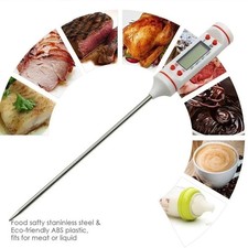 Digital Food Thermometer Probe Cooking Meat Kitchen Temperature BBQ Turkey Milk