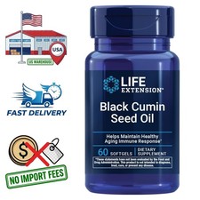 Black Cumin Seed Oil 500mg - Organic Nigella - 60 Softgels