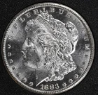 1883 CC $1 GSA MORGAN SILVER DOLLAR NGC MS 62 PL -PROOFLIKE-BOX+COA-SHARP-!!!!!!