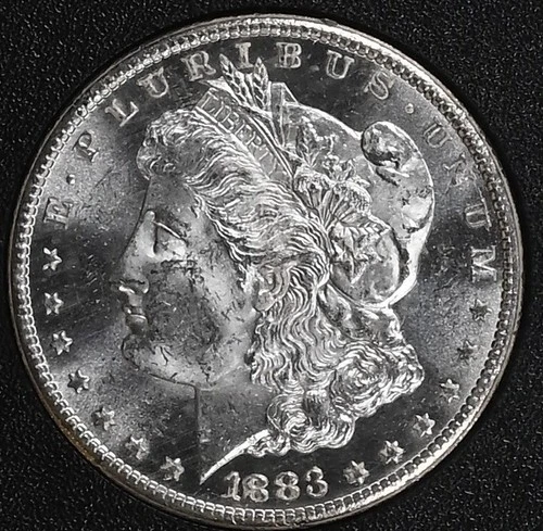 1883 CC $1 GSA MORGAN SILVER DOLLAR NGC MS 62 PL -PROOFLIKE-BOX+COA-SHARP-!!!!!!