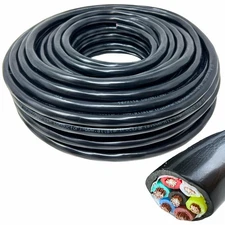Heavy Duty 14 Gauge 7 Way Conductor Wire RV Trailer Cable Cord CCA