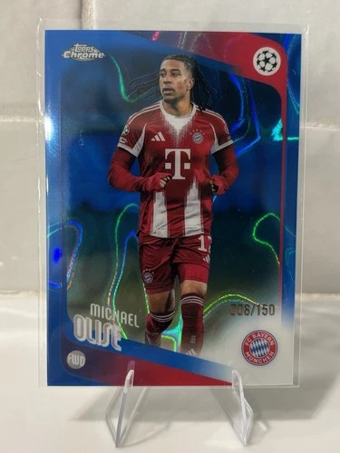 Michael Olise 2025 Topps Chrome Michael Olise Refractor