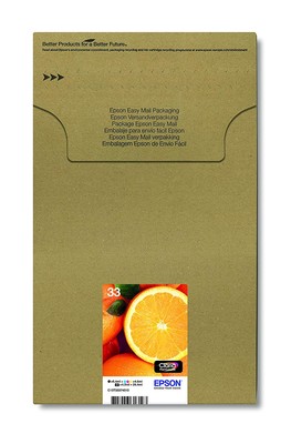 Original Epson 33 BCMY Orangen Tintenpatronen Multipack *WÄHLEN SIE IHR MODELL*