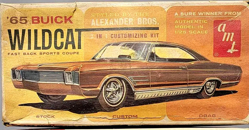 AMT 1965 BUICK WILDCAT HT. 1/25 ANNUAL ISSUE 6525-150 RARE 6