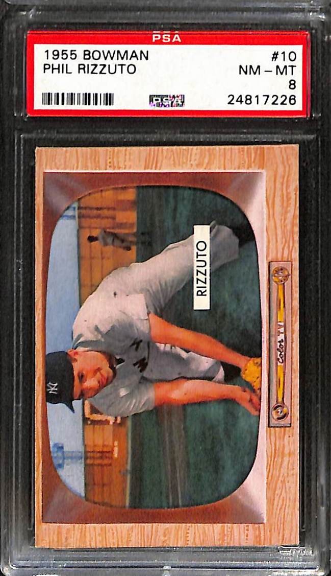 1955 Bowman #10 Phil Rizzuto PSA 8 NM-MT 24817226