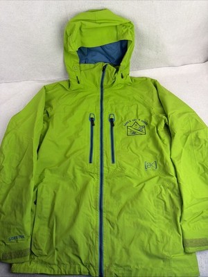 Burton Ak Gore-Tex 2L Swash Snowboard Jacket Men's L Green Neon