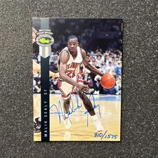 1992 Classic Four Sport MALIK SEALY Rookie AUTO - ST. JOHNS BASKETBALL 0910/1575