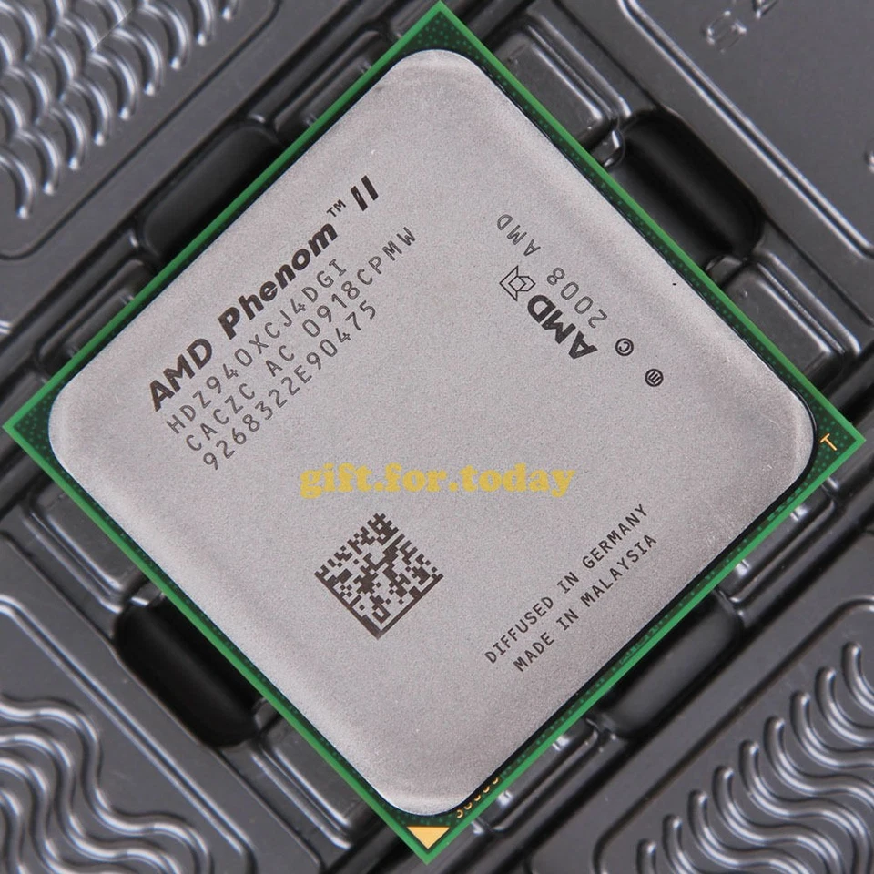 AMD Phenom II X4 940 Processor 3GHz HDZ940XCJ4DGI Socket AM2+, AM2 CPU 125W - Image 2 of 4