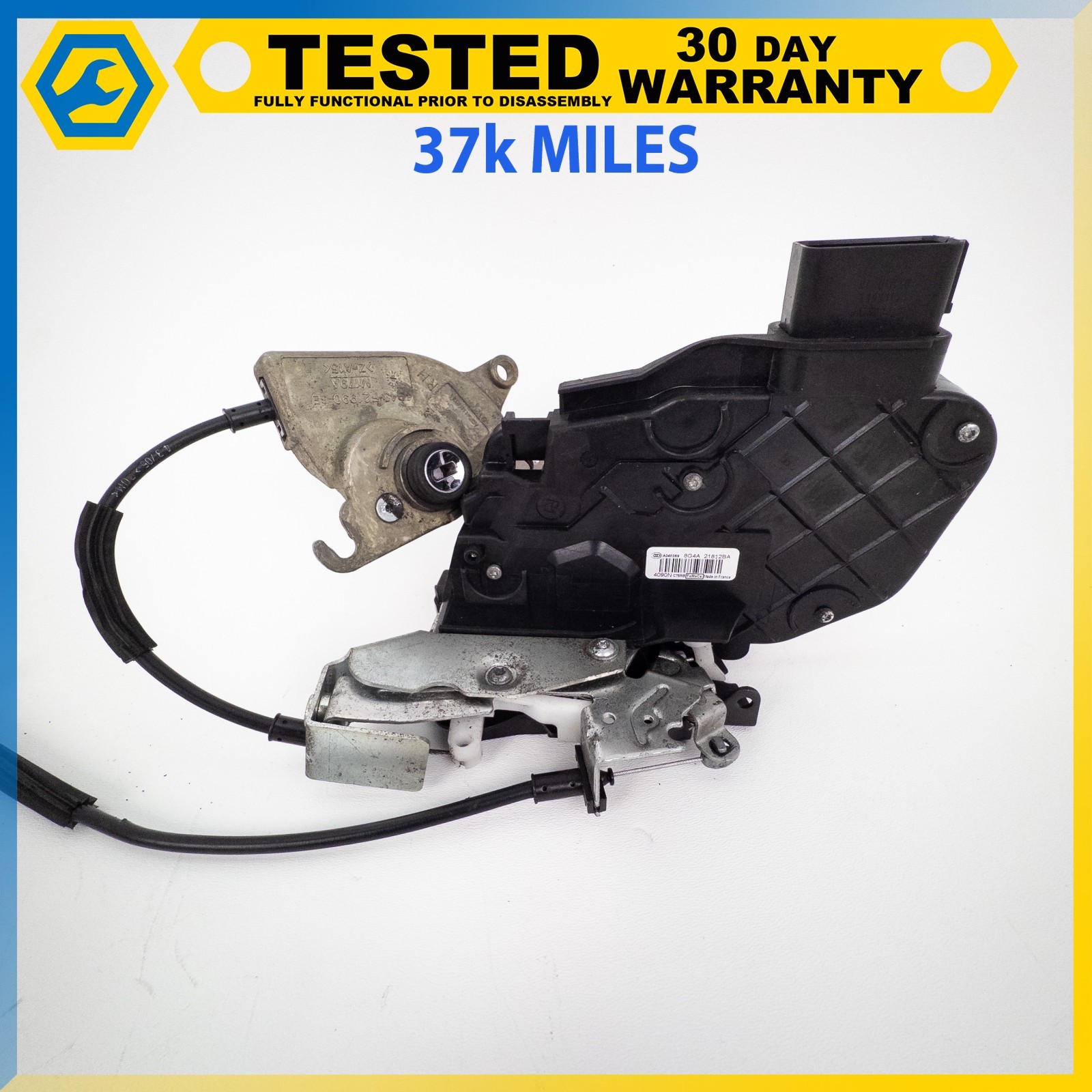 05-12 ASTON MARTIN DB9 VANTAGE RIGHT SIDE DOOR LOCK LATCH ACTUATOR W/ LOCK OEM