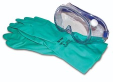 CEDGE CE90029K A C Gloves and Goggles Safety Kit EN166 EN374 EN388 Workshop