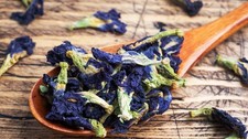 BLUE TEA-Blue Butterfly Pea Flower Tea loose leaf 100 Natural Organic tea 35g 
