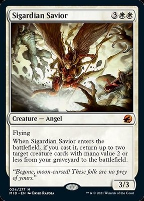 Sigardian Savior - MID MTG - Damaged / Poor