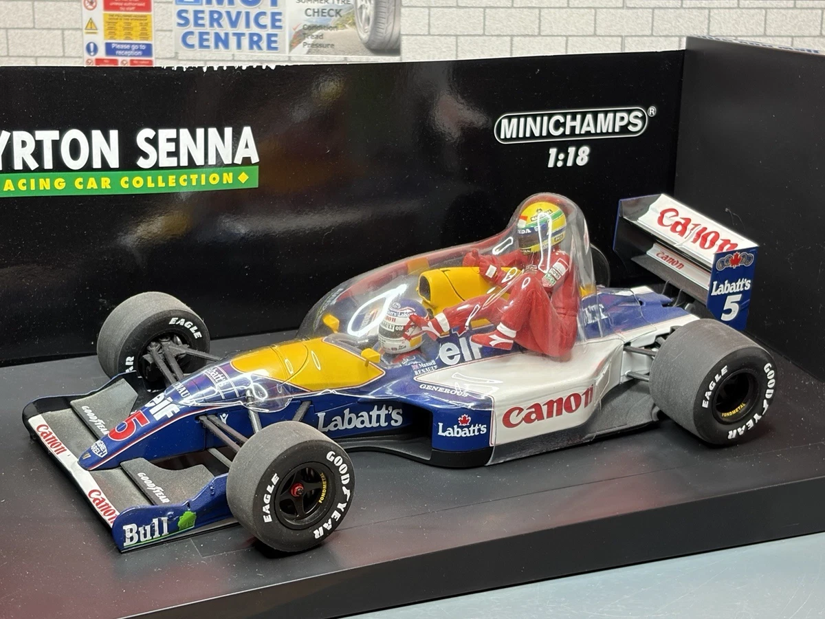 ミニチャンプス 1/18 F1 A.セナ ミニチャンプス 1/18 F1 A.セナ 1991年