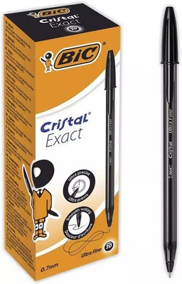 3086123594142 Długopis Cristal Exact czarny (20szt) BIC