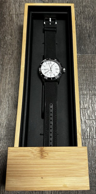 Christopher Ward C60 Trident Pro 600 Auto 42mm White Dial Black Rubber 600m
