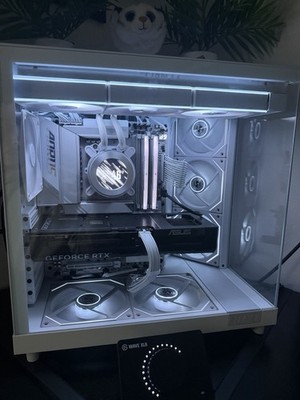 NZXT Custom/Whitebox White Gaming Desktop Tower PC w/ Dedicated Graphics, RGB