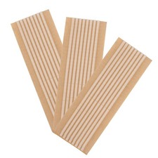 , 100 Pack Non-Slip Clear Rubber Hanger Grips Clothing Strips Adhesive Backin...