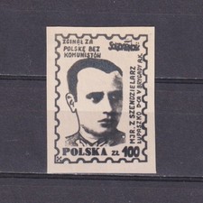 POLAND 1988, Solidarity (Solidarnosc) label, Zygmunt Szendzielarz, Propaganda