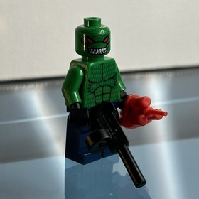 Lego Batman Killer Croc Minifigure bat008 7780 Classic DC The Batboat