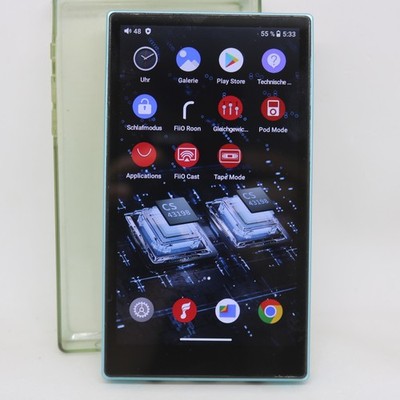 FiiO JM21 / HighRes-Player / 32gb / Silber - Blau / Teildefekt /  Händler