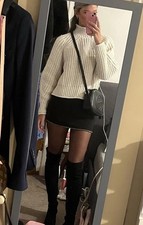 H&M Knit Cream Jumper Size Large For Oversized Fit 