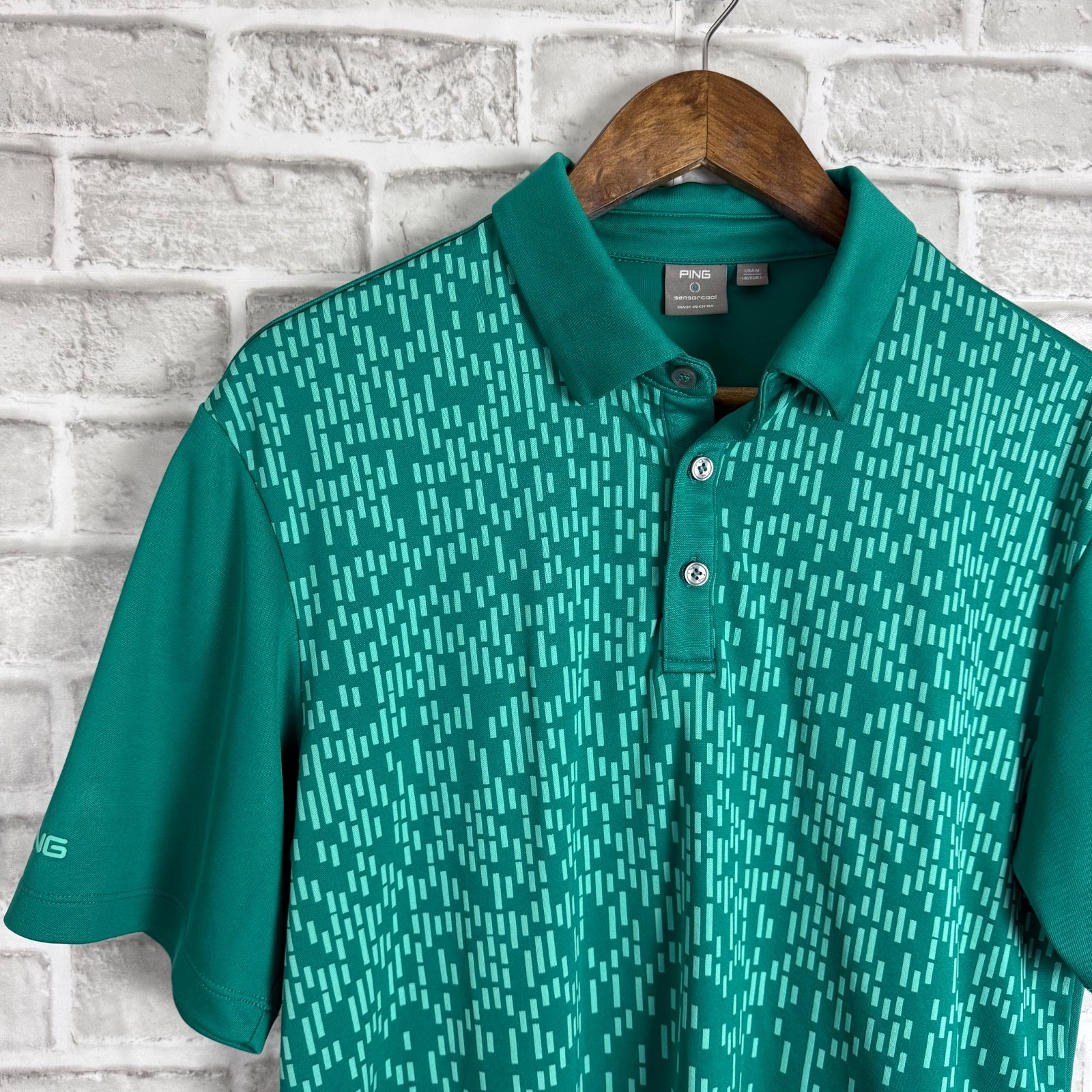 PING Sensorcool Green Blocked Performance Stretch… - image 1