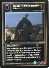 Highlander CCG - Four Horseman -  Master's Proficiency Silas Rare Card