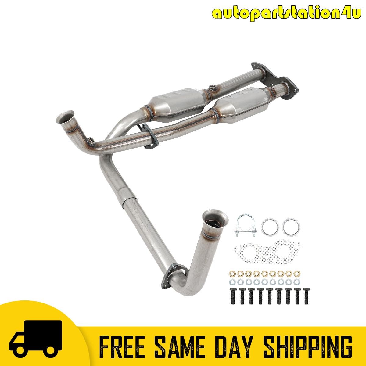 Fits 1996-1999 Chevrolet C1500 5.7L Front Catalytic Converter with Heatshield