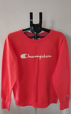 Champion Red Pullover Crew Neck Sweatshirt Men's XL